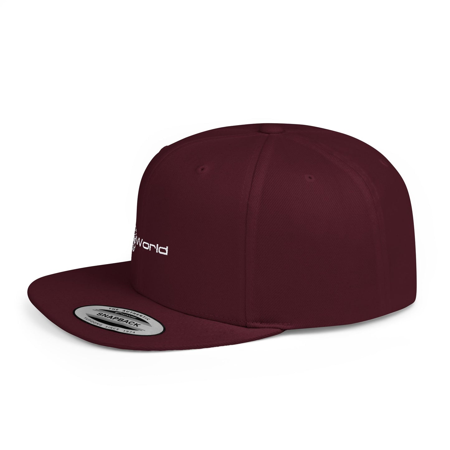 OvWorld Flat Bill Snapback Hat