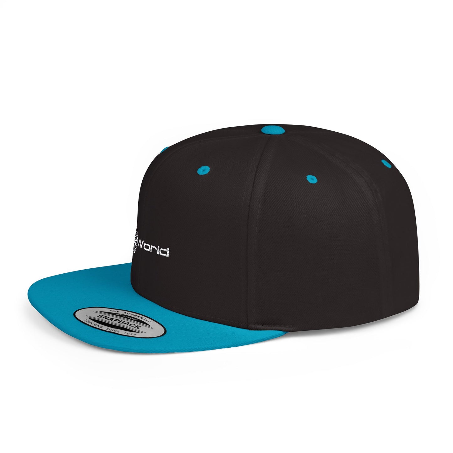 OvWorld Flat Bill Snapback Hat