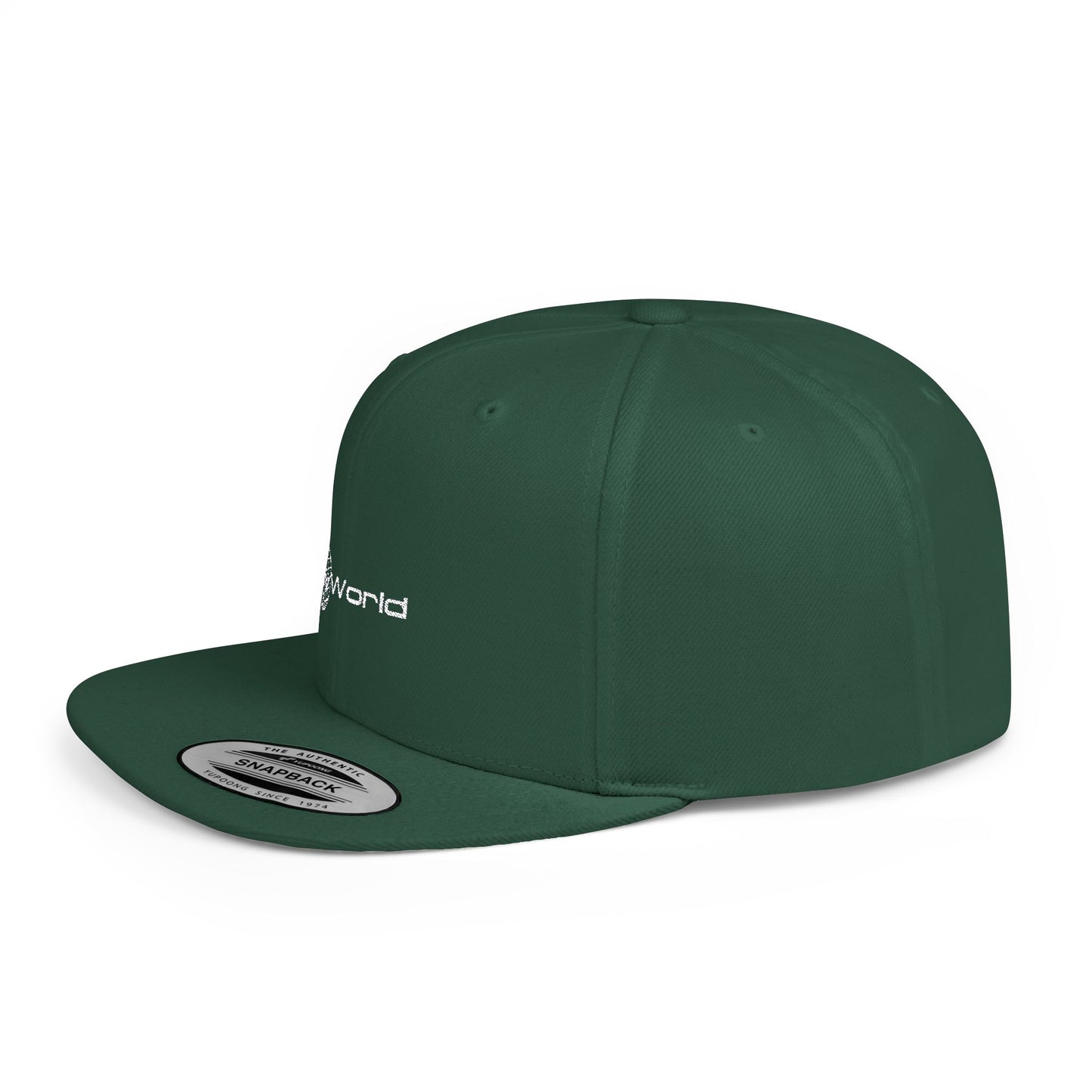 OvWorld Flat Bill Snapback Hat